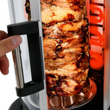 Nutrichef Vertical Rotisserie Oven – Rotating Kebob Cooker, Black