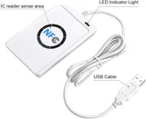 NFC ACR122U RFID Contactless Smart IC Card Reader Writer, ACR122U NFC RFID Contactless Smart Reader & Writer/USB + 5X IC Card ACR122U RFID Smart Card NFC