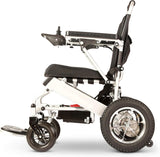 Fold & Travel Lightweight Motorized Electric Power Wheelchair Scooter, Aviation Travel Safe Electric Wheelchair Foldable Heavy Duty Power Wheel Chair