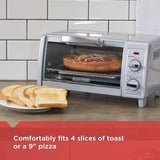4-Slice Stainless Steel Toaster Oven Black + Decker, Silver