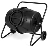 Costway 50 Gallon Wheeled Compost Tumbler Garden Waste Bin