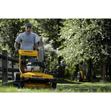 DEWALT DW33 33 in. 344 cc OHV Briggs and Stratton Electric Start Engine Wide-Area Gas Walk Behind Lawn Mower DXGMW33344R