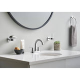Grohe Veletto 4 in. Centerset 2-Handle High-Spout Bathroom Faucet in Starlight Chrome 20582000