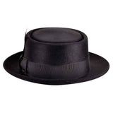 Men&s Bailey Jett Pork Pie Hat: Size: 7 5/8 Black