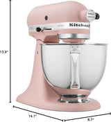 KitchenAid Artisan Series 5 Quart Tilt Head Stand Mixer with Pouring Shield KSM150PS, Cast Iron