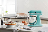 KitchenAid Artisan Series 5 Quart Tilt Head Stand Mixer with Pouring Shield KSM150PS, Cast Iron