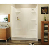 Aquatic 6034CS-AW A2 34 in. x 60 in. x 76 in. Shower Stall in White