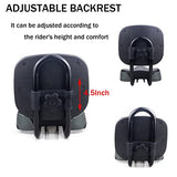 WEEROCK Bike Saddle Bicycle Seats Oversized Comfortable with Backrest Replacement Soft Back Rest PU Cushion for Bicycle Mountain Bike MTB Tricycle Commuter Bike