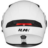 ILM Motorcycle Dual Visor Flip up Modular Full Face Helmet DOT 6 Colors Model 902