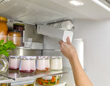Bosch – 800 Series 20.5 Cu. Ft. 4-Door French Door Counter-Depth Smart Refrigerator – Stainless steel