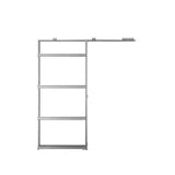 Rocket Door Frames USA I Rocket Pocket 30 in. x 80 in. Steel Single Pocket Door Frame System, Silver