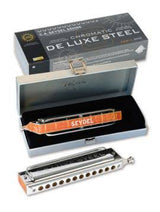 SEYDEL Chromatic Deluxe Steel Solo Harmonica Low F