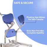 ArjoHuntleigh Sara Stedy Sit to Stand Manual Patient Lift Aid | Fully Assembled Elderly Assistance Products | Holds up to 400 Pounds | Intended for Users 4’11 – 6’6
