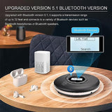 Portable CD Player with Bluetooth, CD Player Portable with Dual Speakers and Anti Shock Skip Protection Rechargeable CD Player Bluetooth for Car with LCD Display Headphone AUX Cable Walkman CD Player