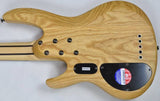 ESP LTD B-205 Fretless Spalted Maple Natural Satin 5 String Bass