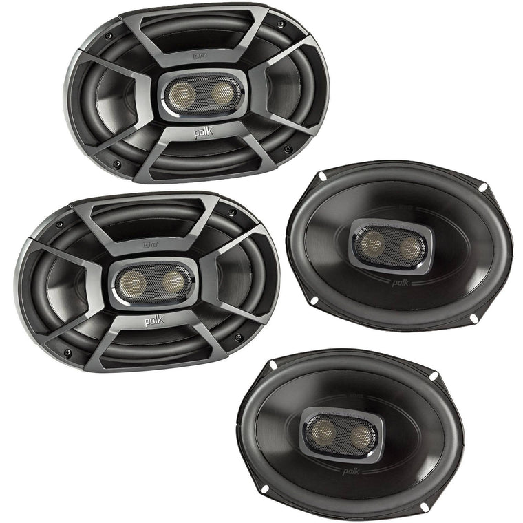 Polk 450 Watt 3-Way Car Boat Coaxial Stereo Audio Speakers Marine DB692 2 Pack