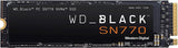 WD_BLACK 1TB SN770 NVMe Internal Gaming SSD Solid State Drive – Gen4 PCIe, M.2 2280, Up to 5,150 MB/s – WDS100T3X0E