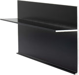 RecPro RV Slideout Trim | 92 Length | Black or White Color Options | Aluminum | Made in The USA (2 Trim Pieces, Black)