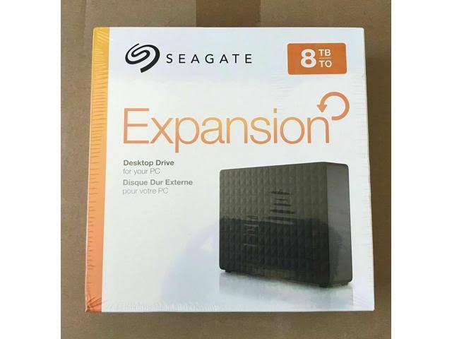 Seagate Expansion Desktop 8TB External Hard Drive HDD USB 3.0 for PC Laptop New