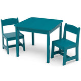 Delta Children MySize Kids Wood Table and Chair Set – Teal
