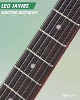 Leo Jaymz 39 Full Size ST Style Electric Guitar Starter Kit with SSH Pickup, 5W Portable Amp, Tuner, Gig Bag, Strap & Accessories (Violet Ocean)