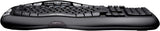 Logitech K350 Wireless Wave Ergonomic Keyboard with Unifying Wireless Technology – Black