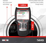 INNOVA 5610 – Newest 2022 OBD2 Diagnostic Code Scanner – BiDirectional System Test, Special Reset Function, All System Scan, Live Data