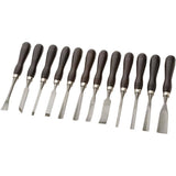 Grizzly H7923 12pc Chisel Set in Wooden Box
