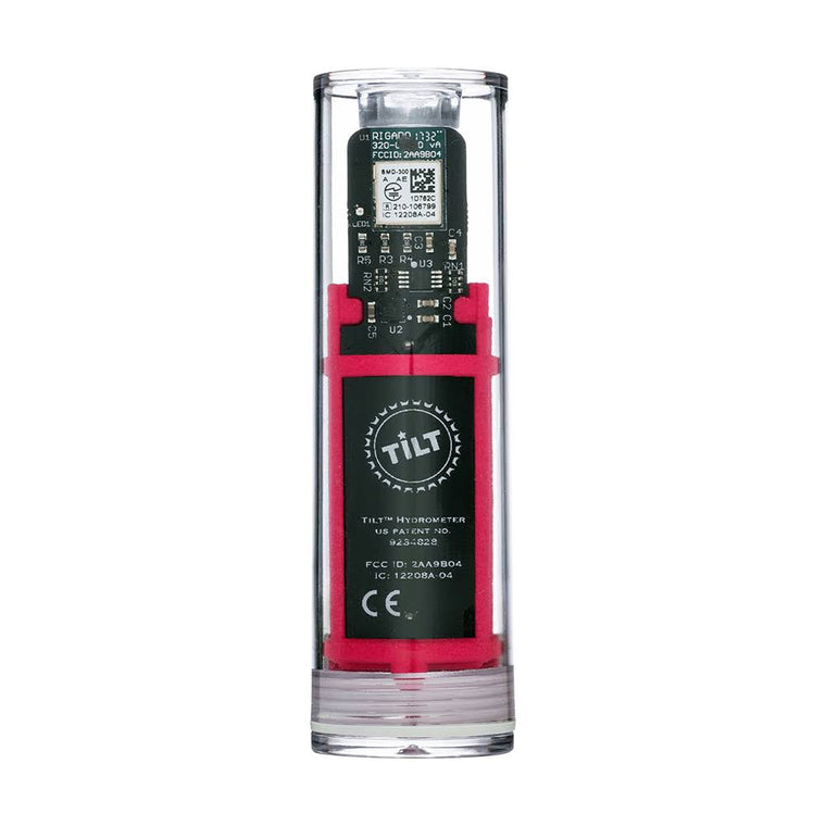 Baron Brew Tilt Wireless Hydrometer and Thermometer Pink