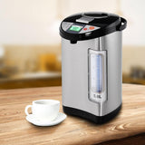 Costway Instant Electric Hot Water Boiler and Warmer, 5-Liter LCD Water Pot with 5 Stage Temperature Settings, Safety Lock to Prevent Spillage, Stainless Steel Hot Water Dispenser
